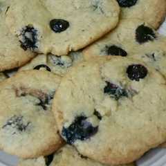 Una foto de Galletas de Blueberries