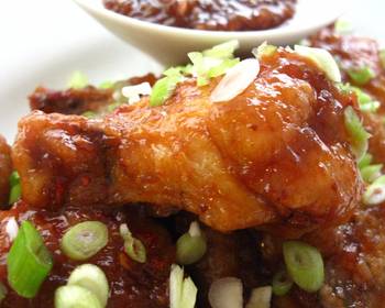 How To Making Recipe SweetTangySpicy Fried Chicken Wings Delicious and Healthy