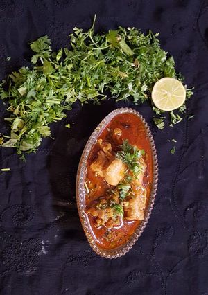 A picture of Chicken curry.