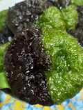Cucur coklat matcha