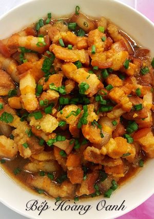 Hình của món Thịt Ba Rọi Kho Tiêu.