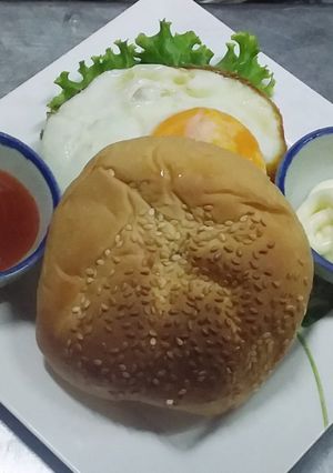รูปของ เบอร์เกอร์ไข่ดาว