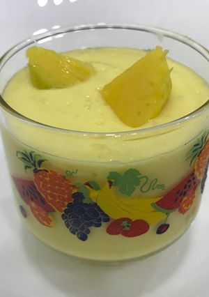 صورة لوصفة سموثي المانجو