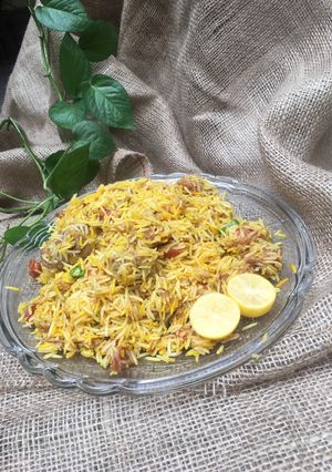 A picture of Tawa Biryani.