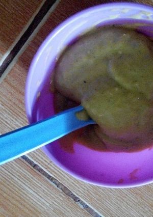 Foto resep Mpasi 6m+ hati ayam woguwi(wortel jagung sawi)