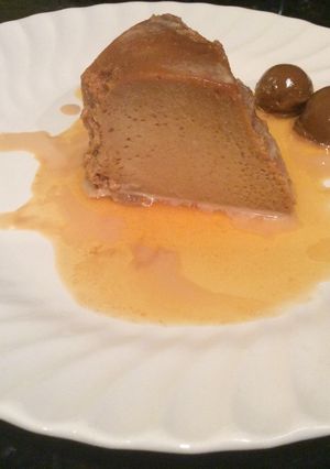 Una foto de Flan de Caramelo y Dulce de Leche