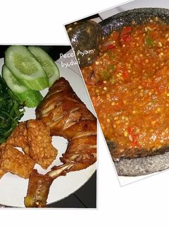 Foto resep Sambal Pecel Ayam