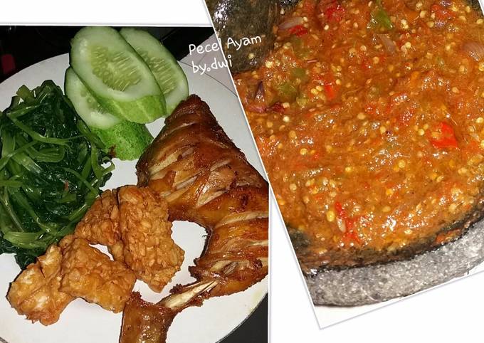Resep Sambal Pecel Ayam oleh dwi hartati firmansyah  Cookpad