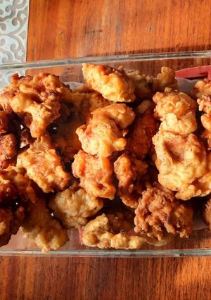 Una foto de Pollo estilo KFC