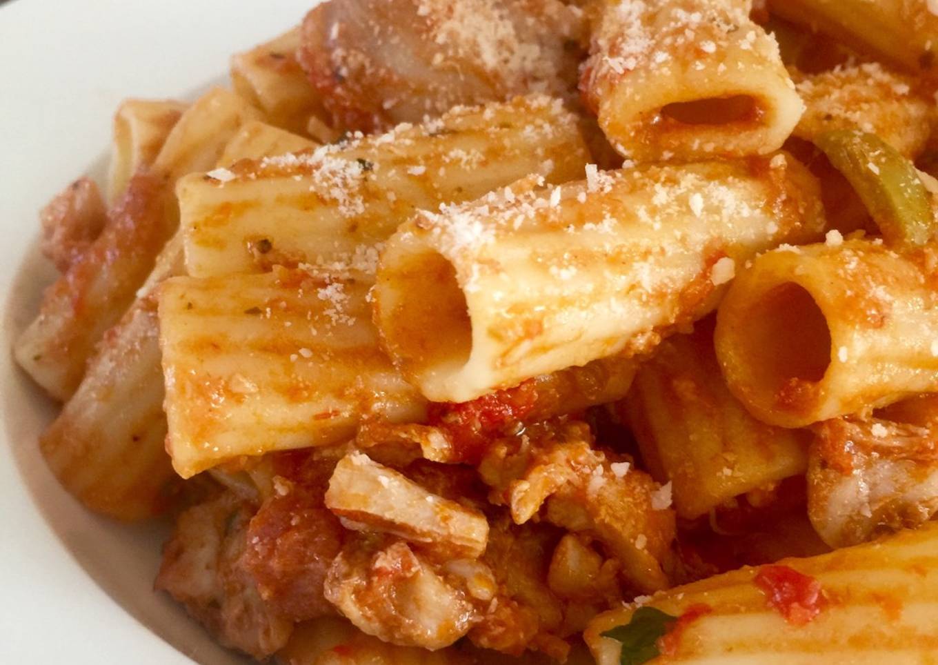 Pasta con Pollo