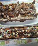 Budín de chispas de choco, al limón y naranja con harina integral
