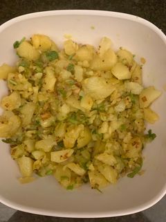 A picture of Aloo sabzi Dry.