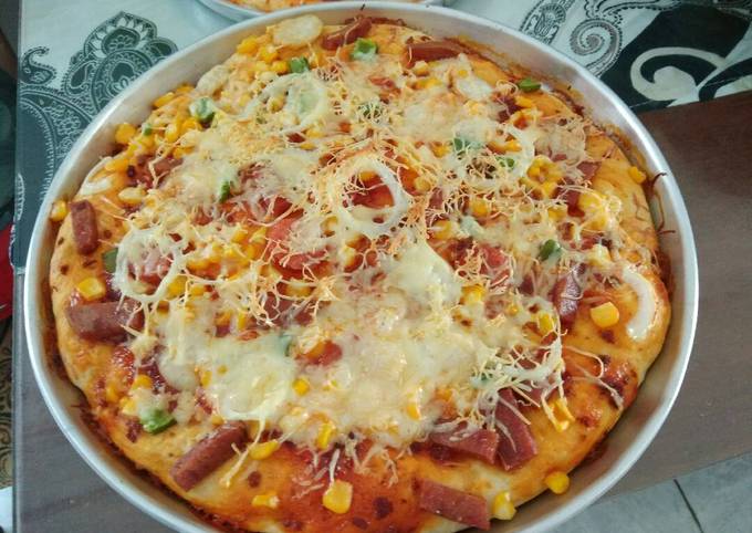 Resep Pizza Rumahan Sederhana Oleh Novi Mpii Cookpad