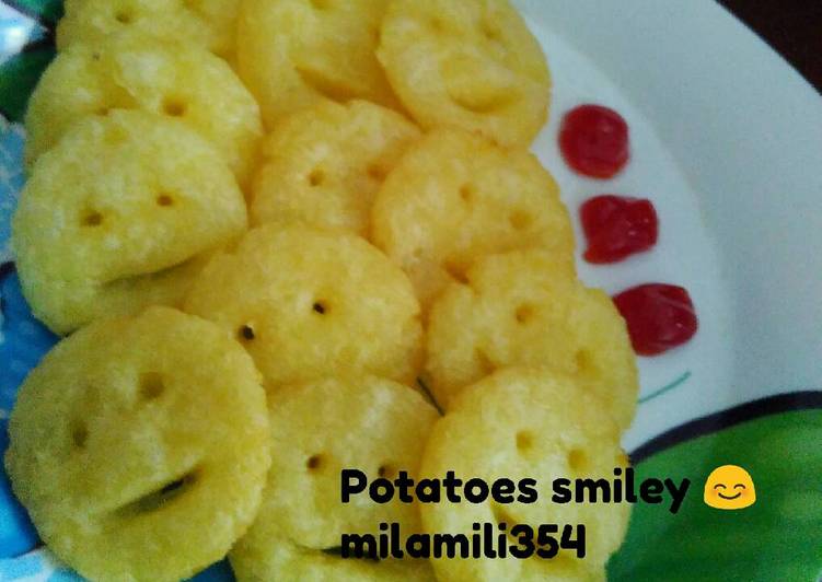 Resep Potatoes smiley (recook) yang Menggugah Selera