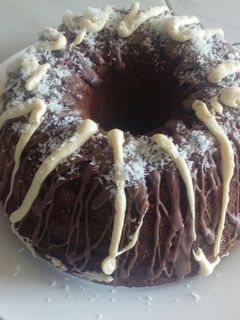 Una foto de Exquisito budín de chocolate