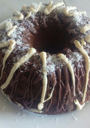 Una foto de Exquisito budín de chocolate
