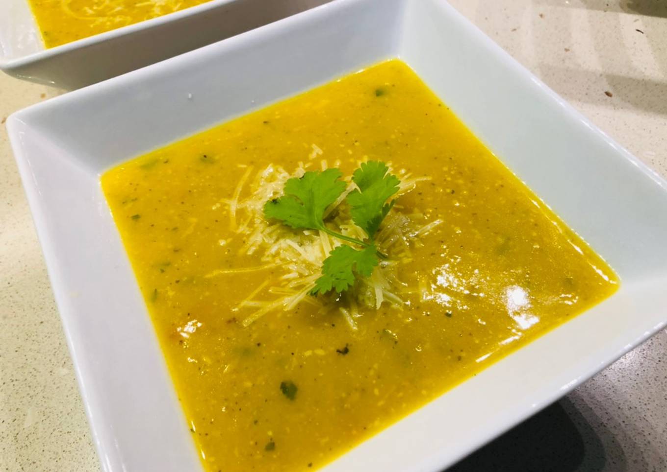 Sopa o crema de calabaza