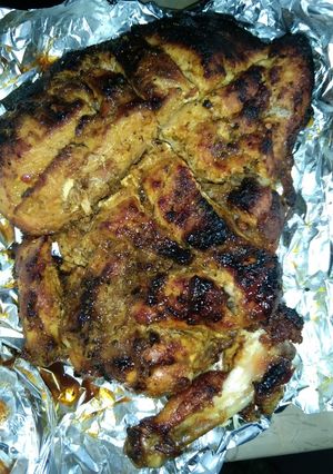 A picture of Spicy tikka.