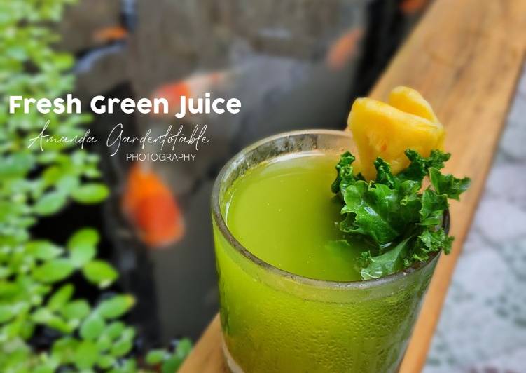 Cara Mudah Membuat Fresh Green Juice Enak dan Antiribet