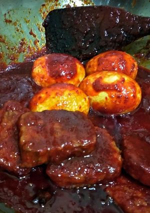 Foto resep Tempe & Telor Masak Habang