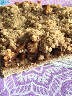 Una foto de Crumble de manzana saludable 🌱💚
