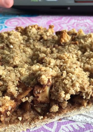 Una foto de Crumble de manzana saludable 🌱💚