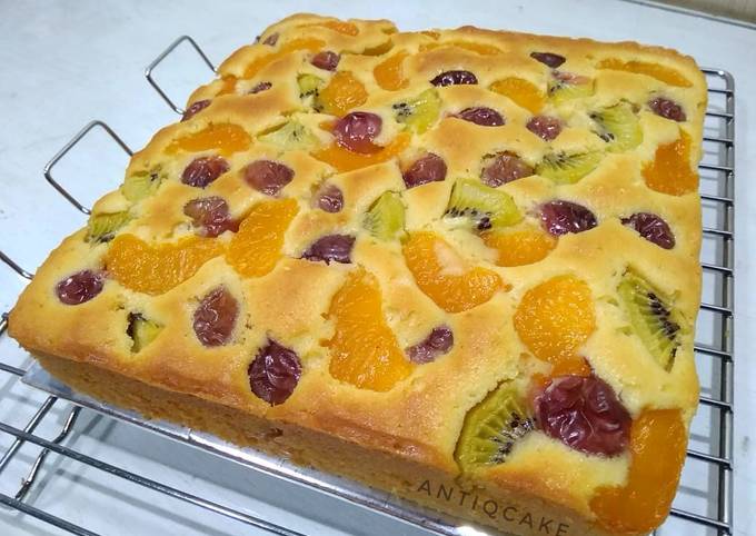 Resepi Fruits Pastry Cake Viral Sukatan Cawan Oleh Azlina Ina