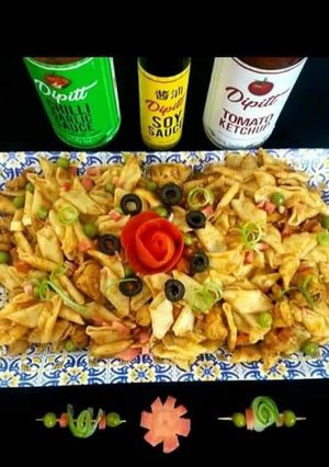 A picture of Penne pasta.