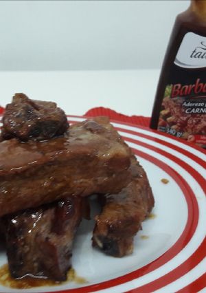 Una foto de Pechito de cerdo con Barbacoa o Ketchup