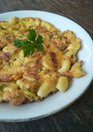 Foto resep Macaroni omelet