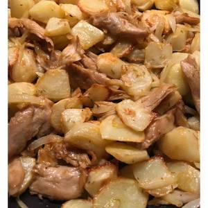 “No pollo” (heura) con patatas ??