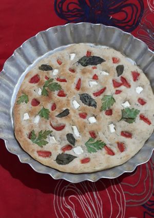 عکسی از دستور نون پنیر سبزی 🍞☘