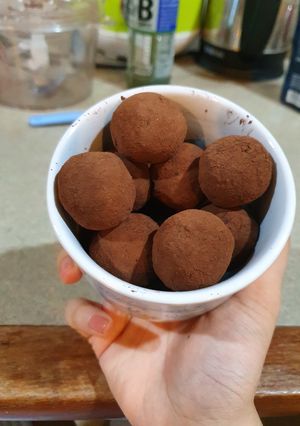 รูปของ Energy balls : ขนมคลีน เข้มโกโก้🍫