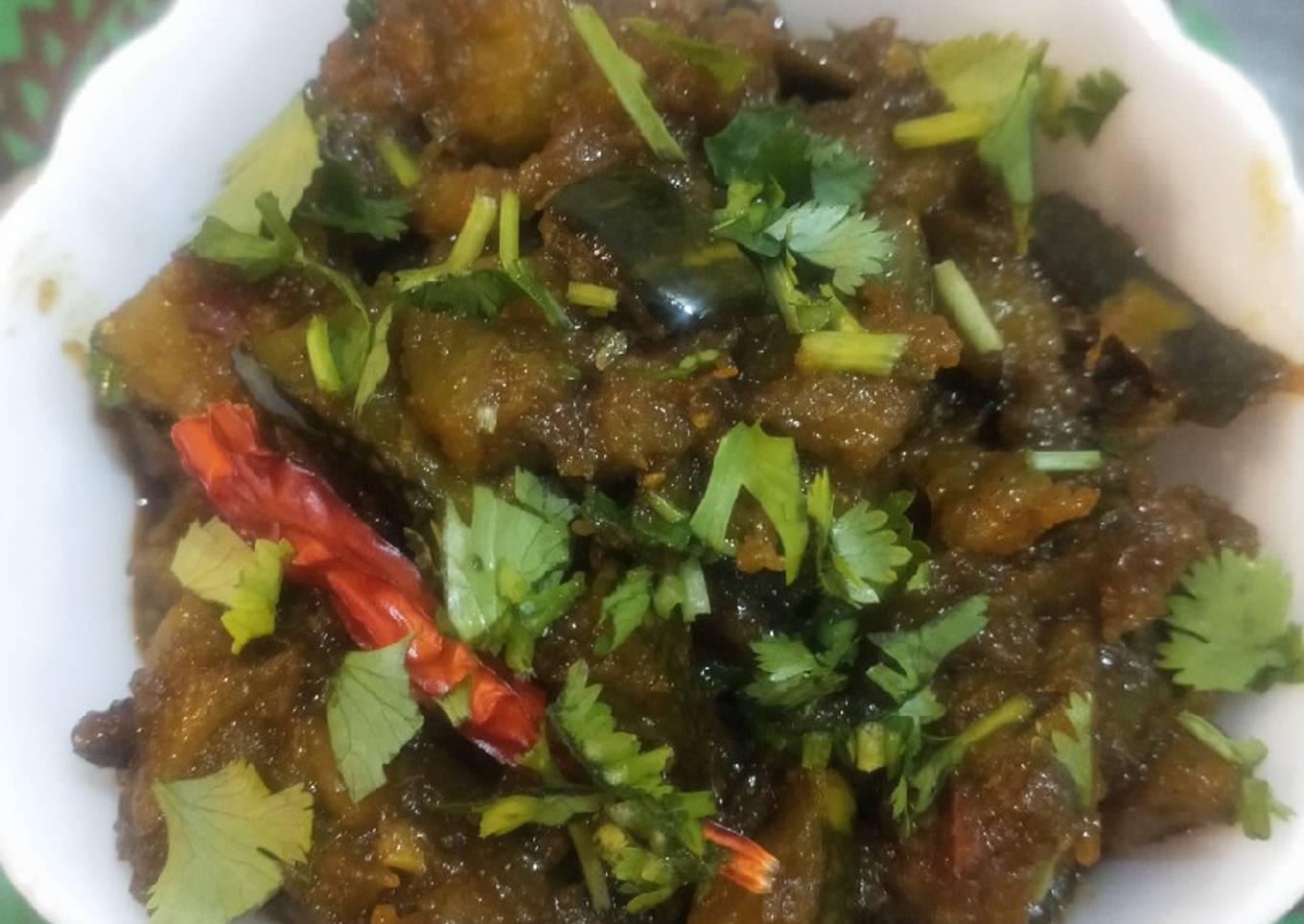 Khatti Meethi Pumpkin Bhaji