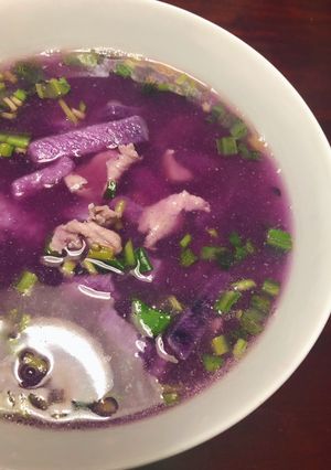 Hình của món Canh khoai mỡ thịt nạc.