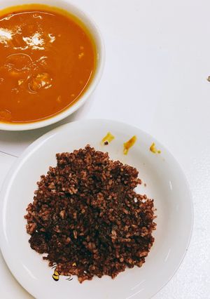 Hình của món Soup bí đỏ.