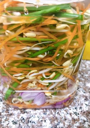 Hình của món Dưa giá muối xổi.