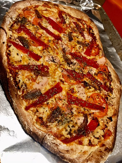 Una foto de Pizza casera