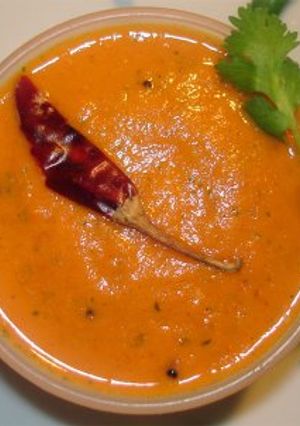 A picture of Spicy Corn Tomato Chutney.