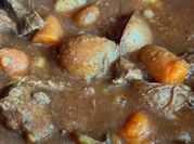 A picture of red potato stew