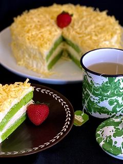 Foto resep Keto Pandan Cake