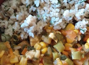 Una foto de Arroz pilaf