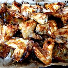 A picture of My Peri peri Chicken wings. 🤗.