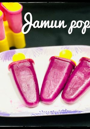 A picture of Jamun popsicles.