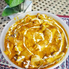 A picture of Sour curd Soya Masala Chap.