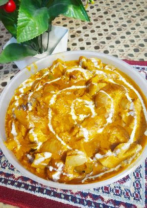 A picture of Sour curd Soya Masala Chap.