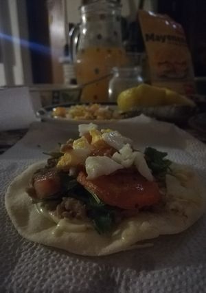 Una foto de Tacos vegetarianos fáciles y rápidos con soja