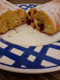 Gyors túrós, áfonyával, gluténmentesen recept fotója