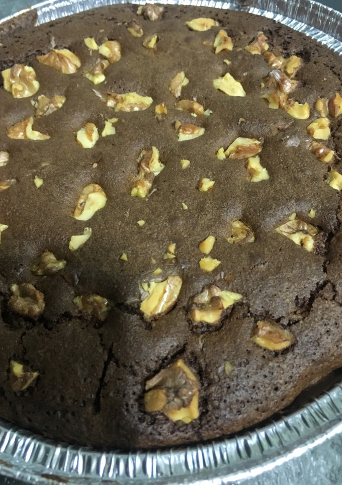 Una foto de Bizcocho de chocolate con nueces (harina de Avena)