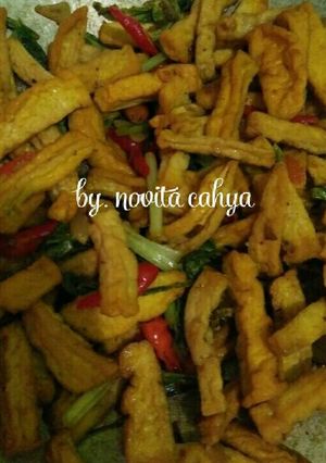 Foto resep Oseng tahu dan sawi hijau